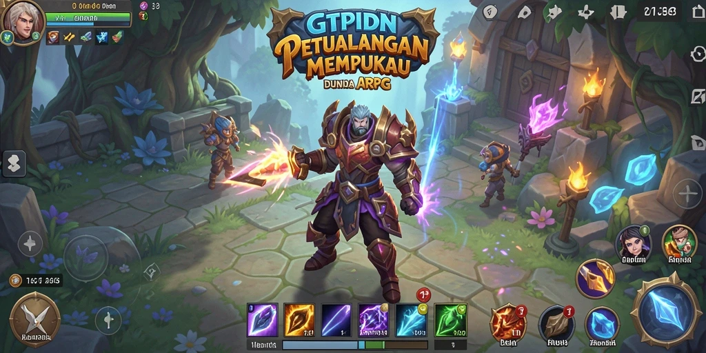 Tampilan gameplay GTPIDN yang menarik dan mengesankan di dunia ARPG.