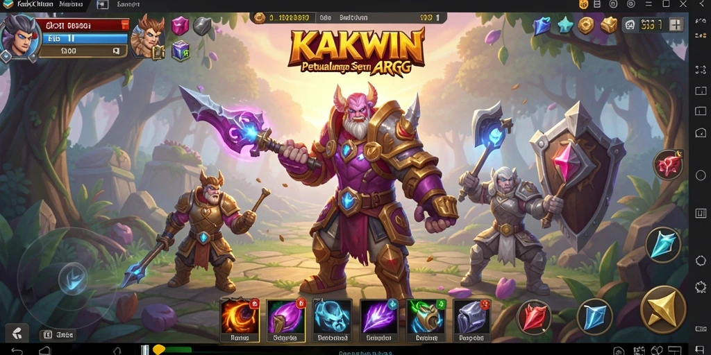 Tampilan gameplay KAKWIN yang menakjubkan dalam aksi ARPG.