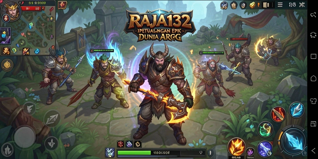 Tangkapan layar dari gameplay RAJA132 yang penuh aksi.